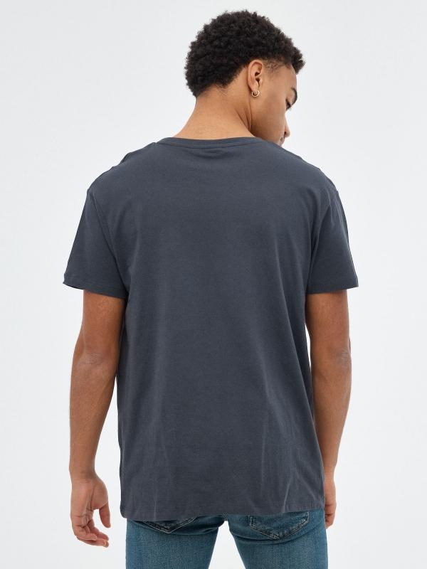 In Side Camiseta Negra Ricky&Morty