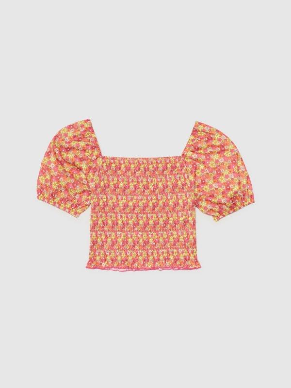 In Side Camiseta Nide De Abeja Estampada