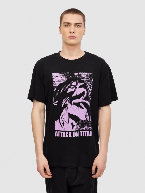In side Camiseta oversize Attack On Titan