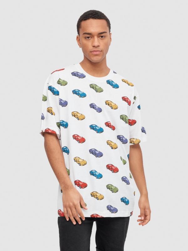 In side Camiseta oversize coches