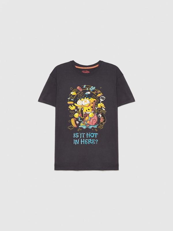 In Side Camiseta Oversize De Bob Esponja