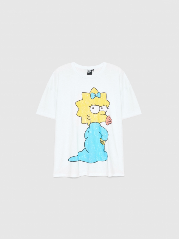 In Side Camiseta Oversize Maggie Simpson
