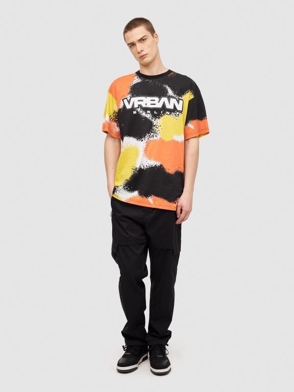 In Side Camiseta Oversize Manchas