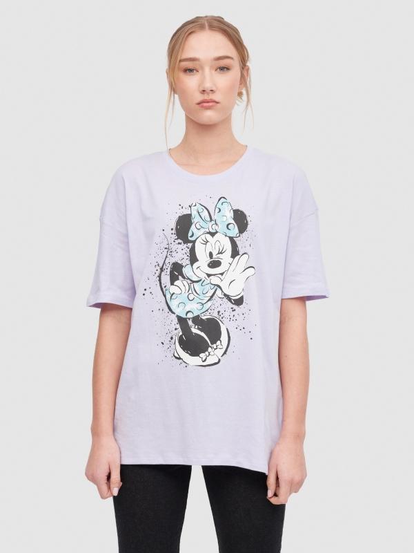 In side Camiseta oversize Minnie Mouse