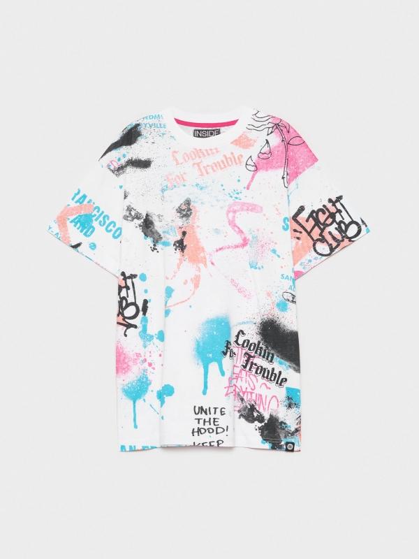 In Side Camiseta Oversized Graffiti