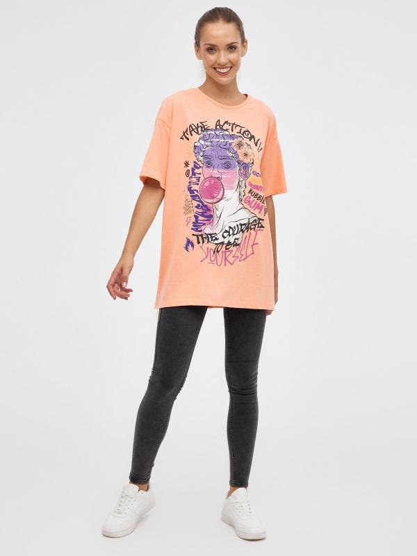 In Side Camiseta Oversized Gum