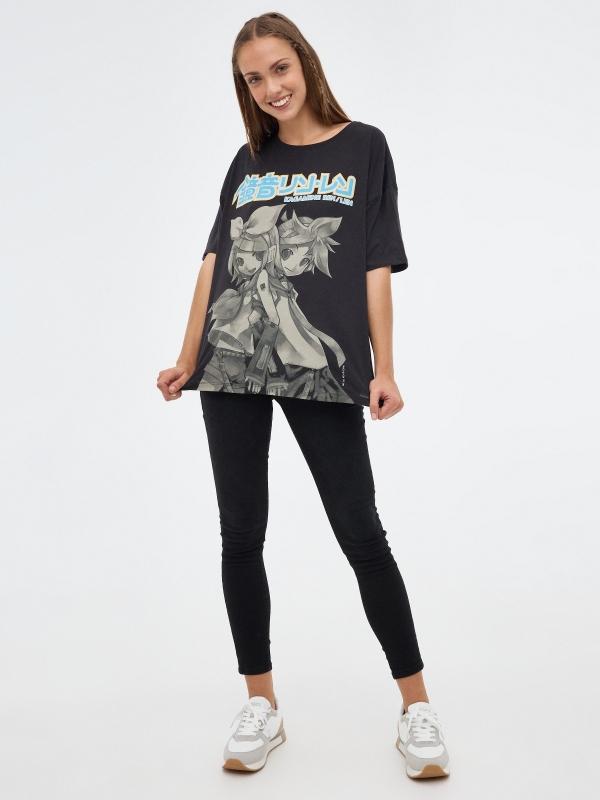 In Side Camiseta Oversized Hatsune