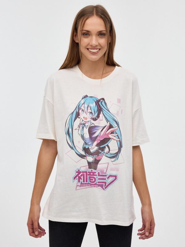 In side Camiseta oversized Hatsune