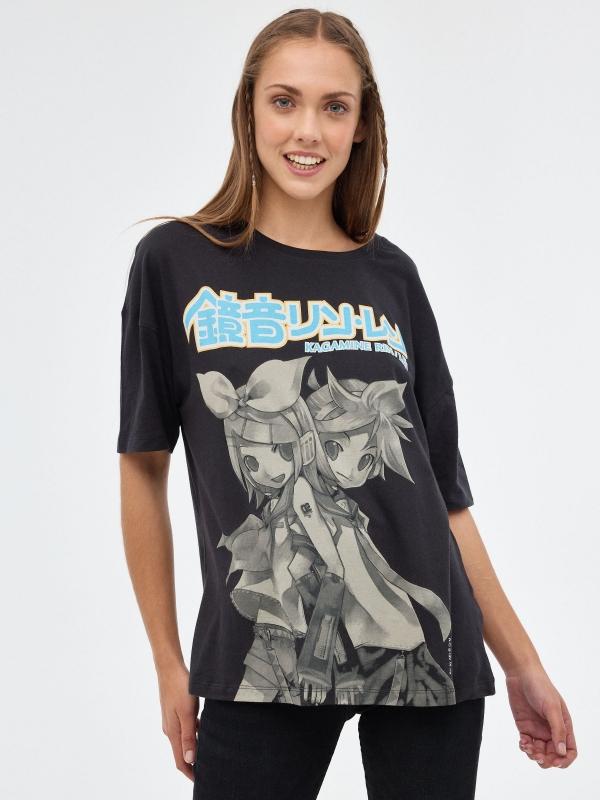 In side Camiseta oversized Hatsune
