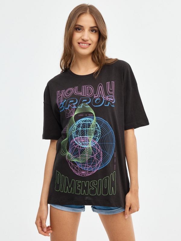 In Side Camiseta Oversized Holiday Error