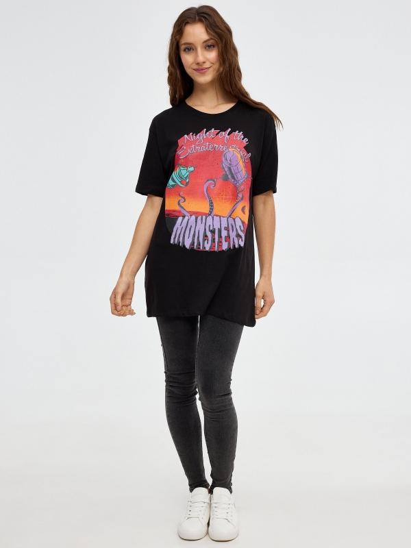 In Side Camiseta Oversized Monsters