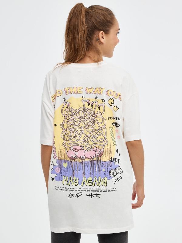 In Side Camiseta Oversized Play Again