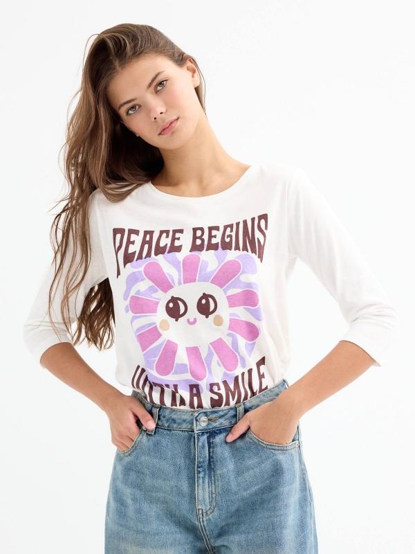 In side Camiseta Peace Begins