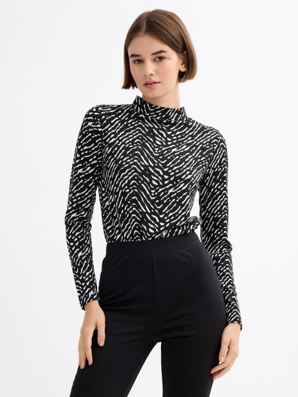 In side Camiseta perkins animal print