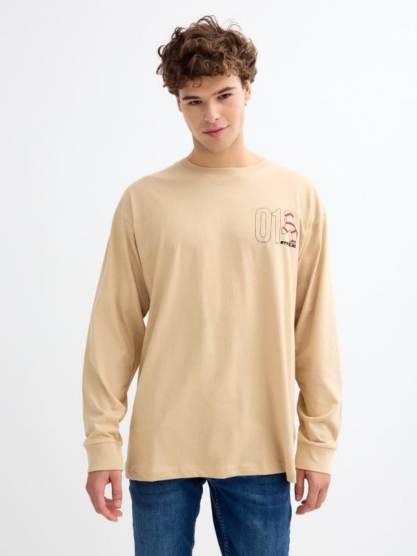 In side Camiseta print 01