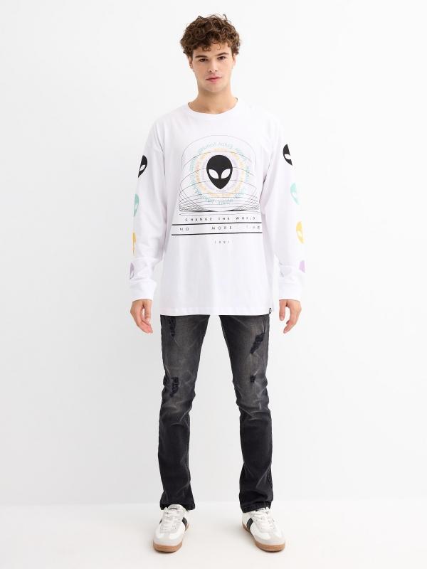 In Side Camiseta Print Aliens