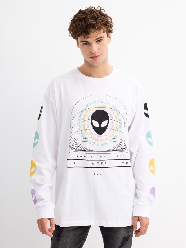In side Camiseta print Aliens