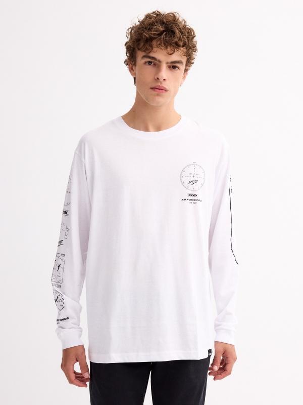 In Side Camiseta Print Brújula