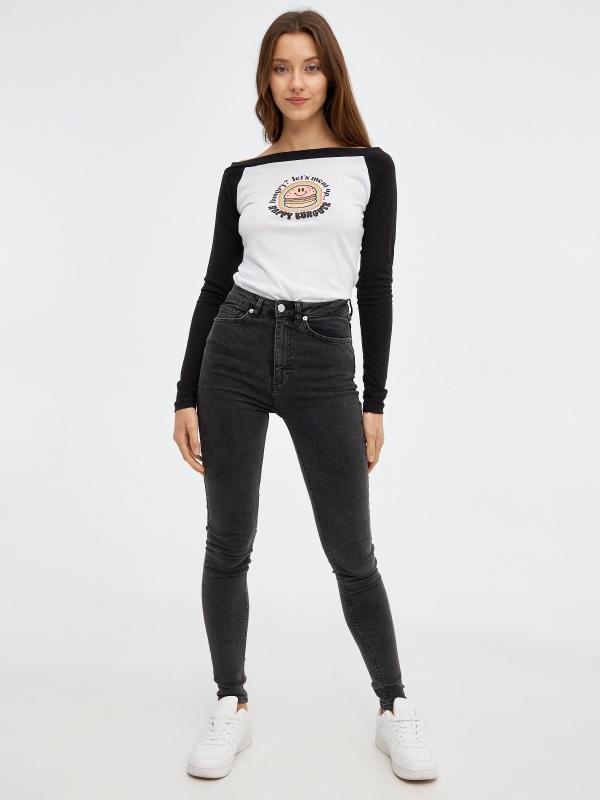 In Side Camiseta Print Burger