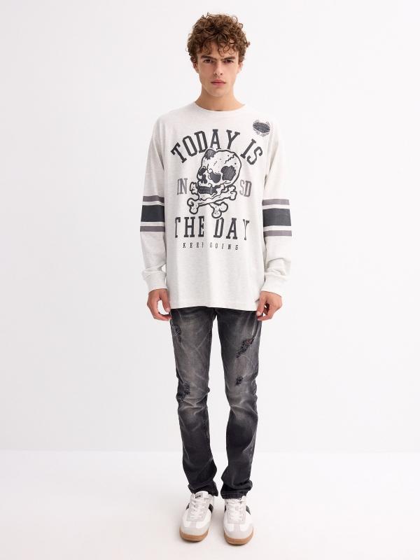 In Side Camiseta Print Calavera