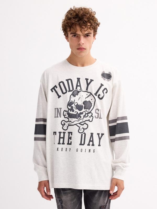 In side Camiseta print calavera