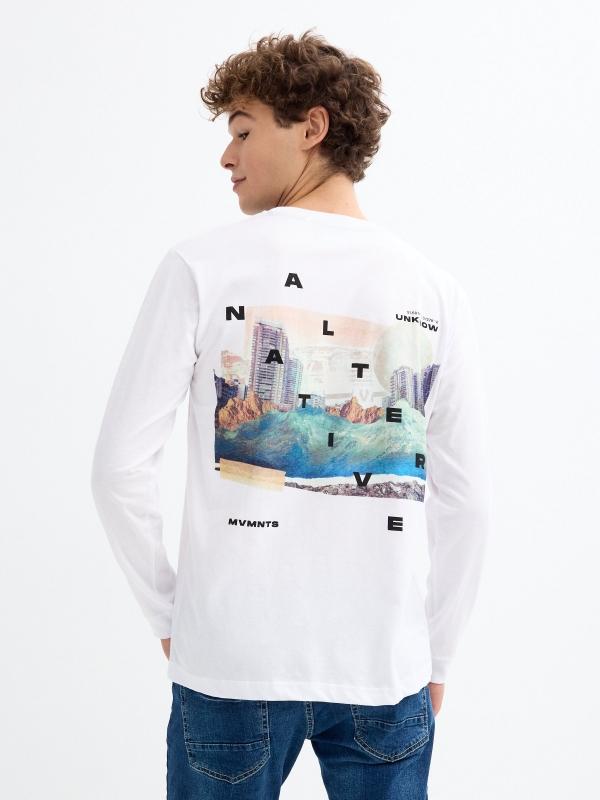 In Side Camiseta Print Collage