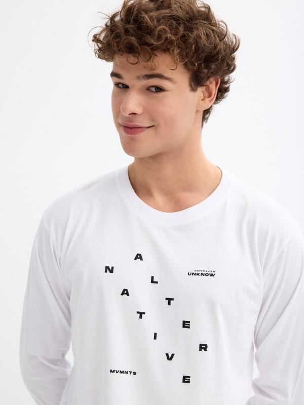 In Side Camiseta Print Collage