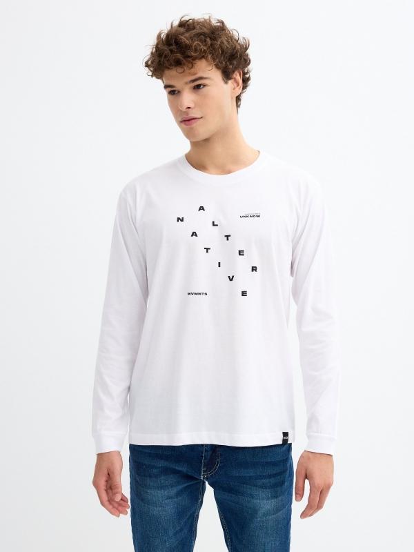 In side Camiseta print collage