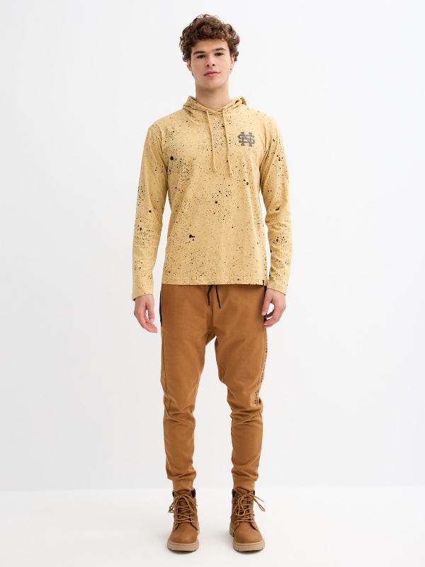 In Side Camiseta Print Con Capucha