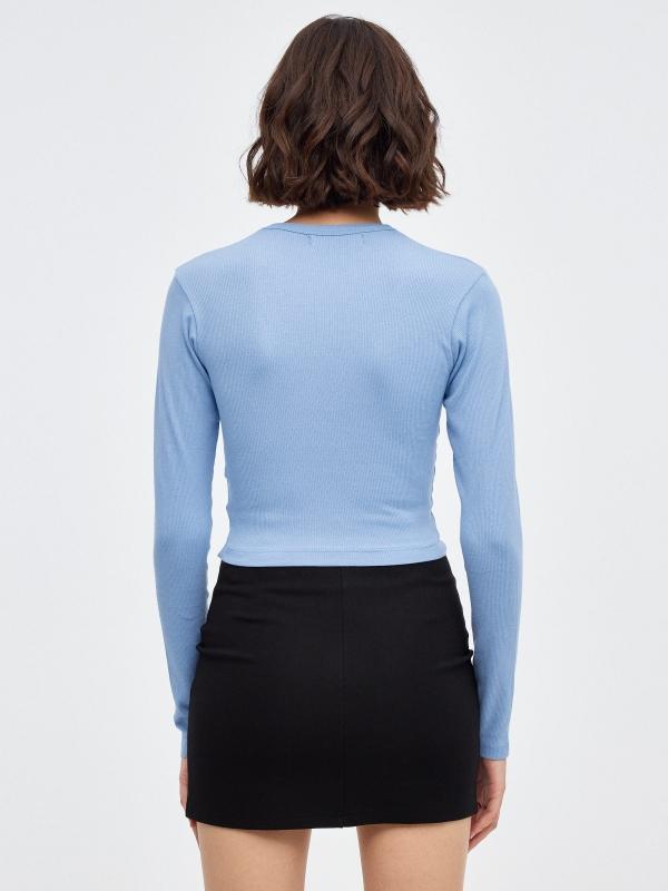 In Side Camiseta Print Corazón En Llamas