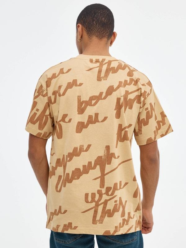 In Side Camiseta Print De Texto