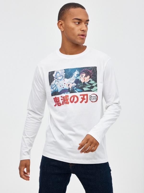 In side Camiseta print Demon Slaye