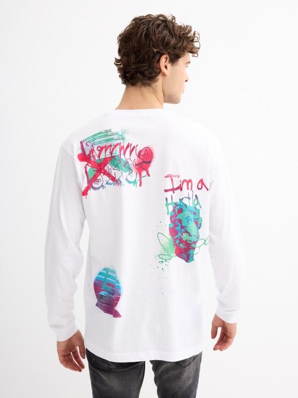 In side Camiseta print graffiti
