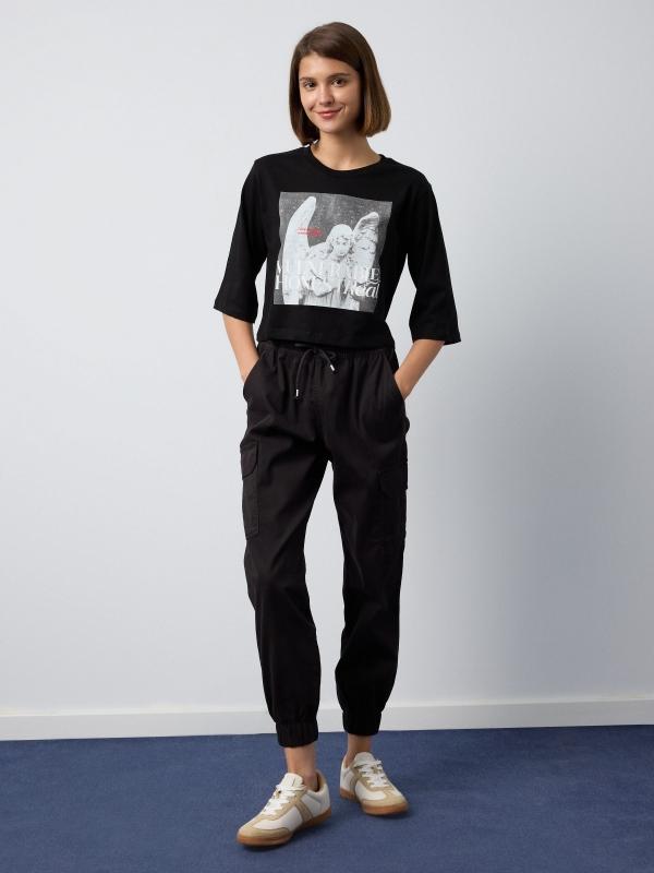 In Side Camiseta Print Gráfico