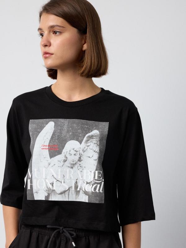 In Side Camiseta Print Gráfico