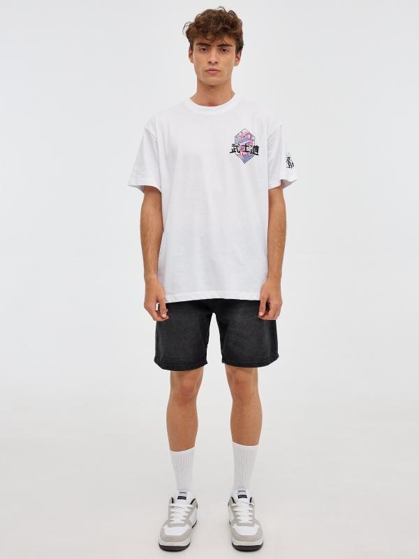 In Side Camiseta Print Japanese