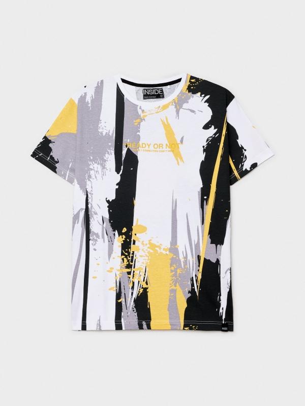 In Side Camiseta Print Manchas