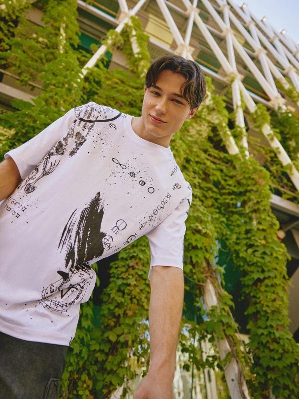 In side Camiseta print místico