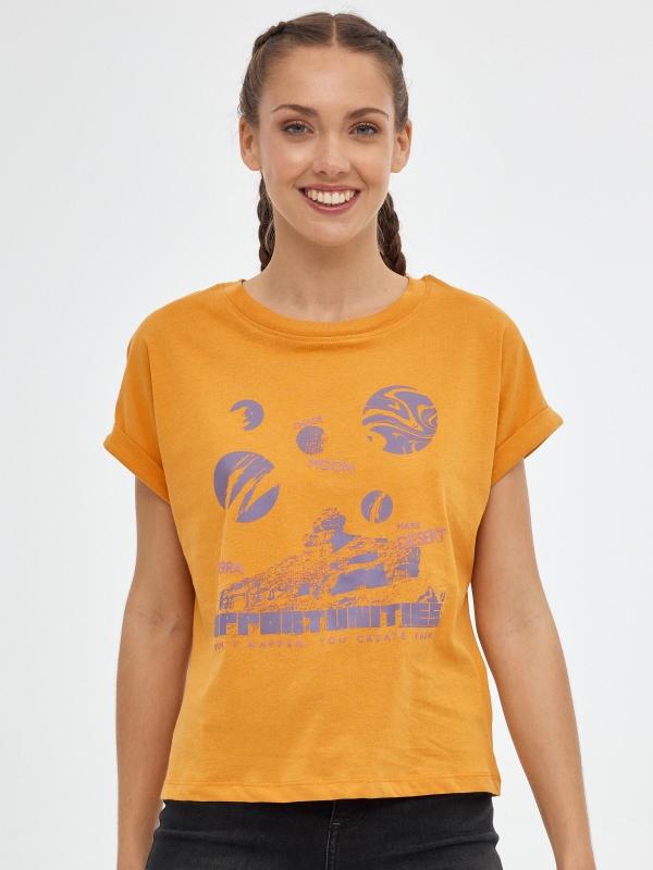In side Camiseta print planetas
