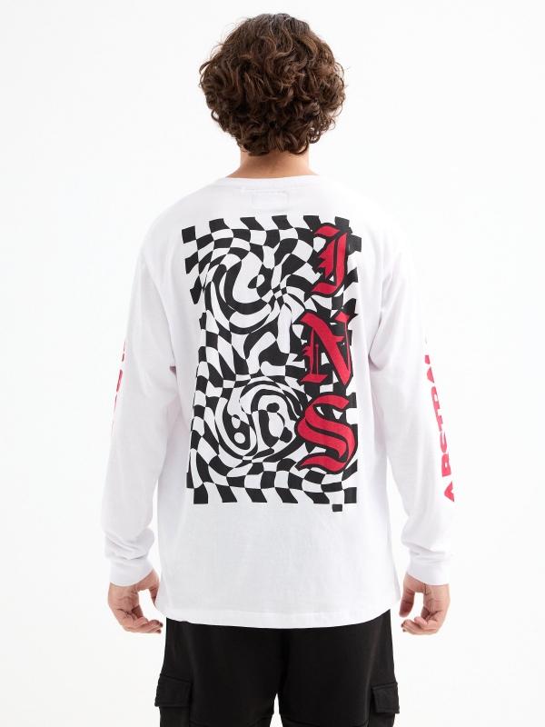 In Side Camiseta Print Psicodélico INS