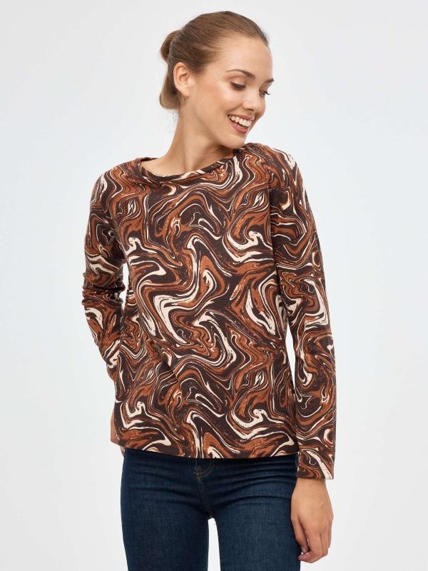 In side Camiseta print psicodelico