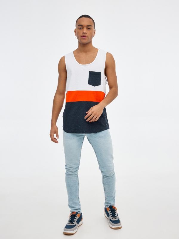 In Side Camiseta Print Rayas Verano