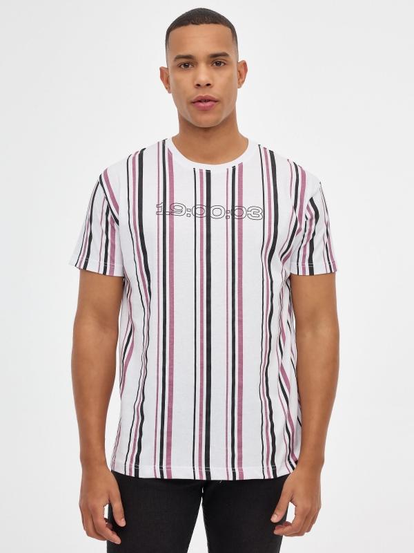 In side Camiseta print rayas