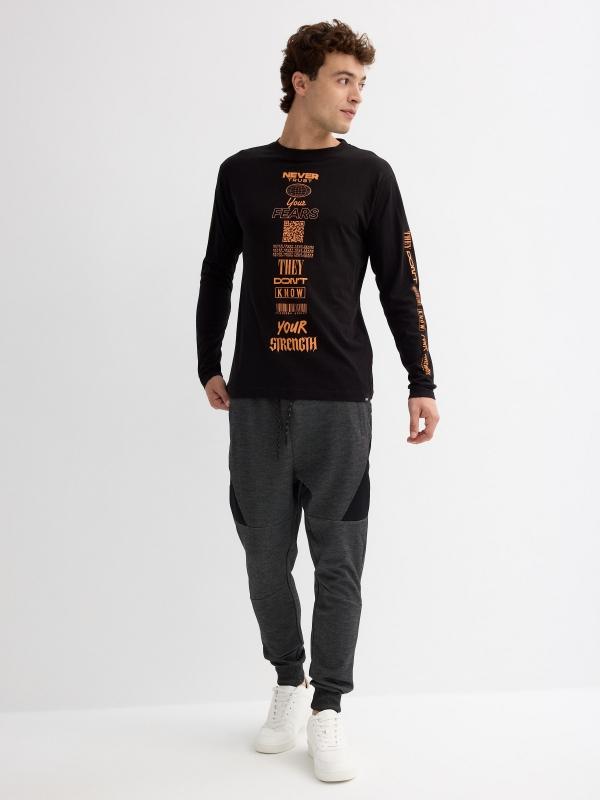In Side Camiseta Print Texto