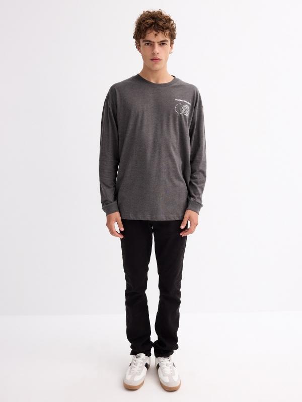 In Side Camiseta Print Texto