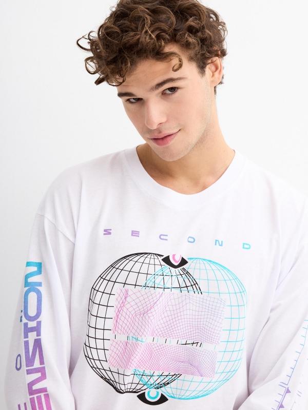 In Side Camiseta Print Texto