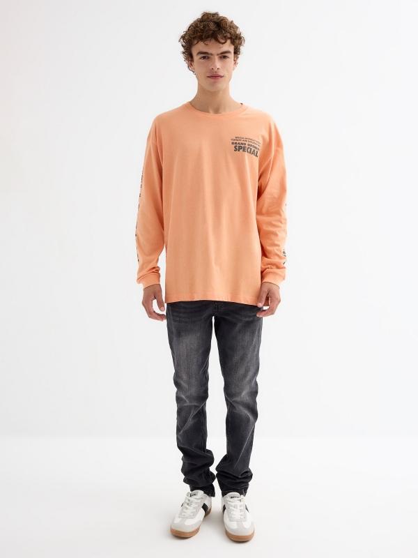 In Side Camiseta Print Texto