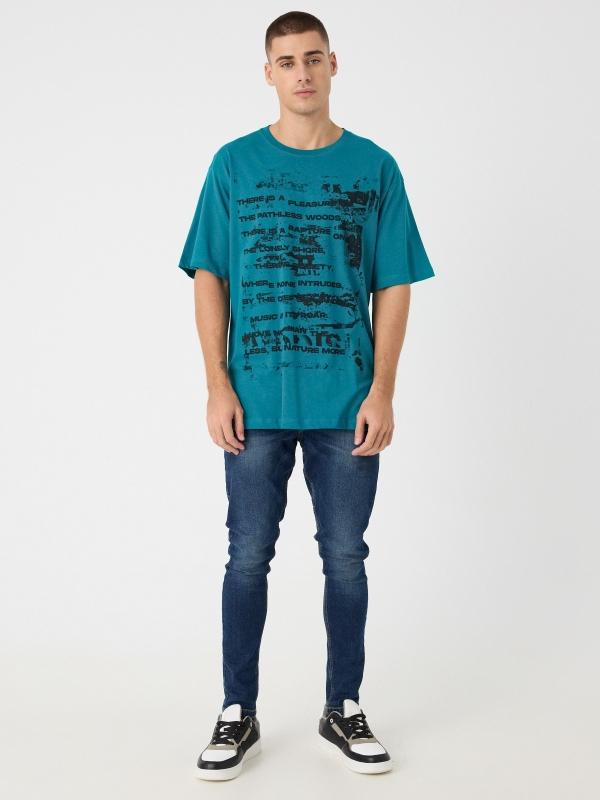 In Side Camiseta Print Texto