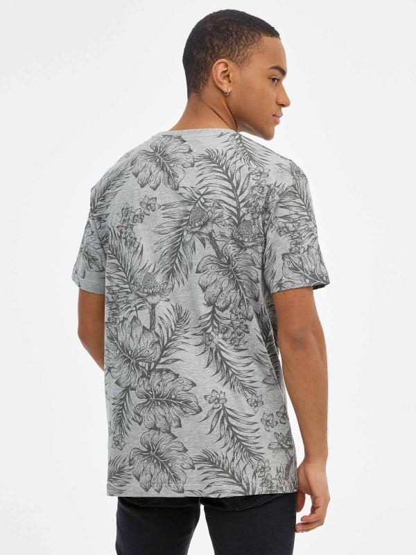 In side Camiseta print tropical con grafico