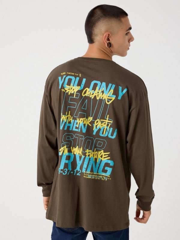 In Side Camiseta Puños Doble Estampado